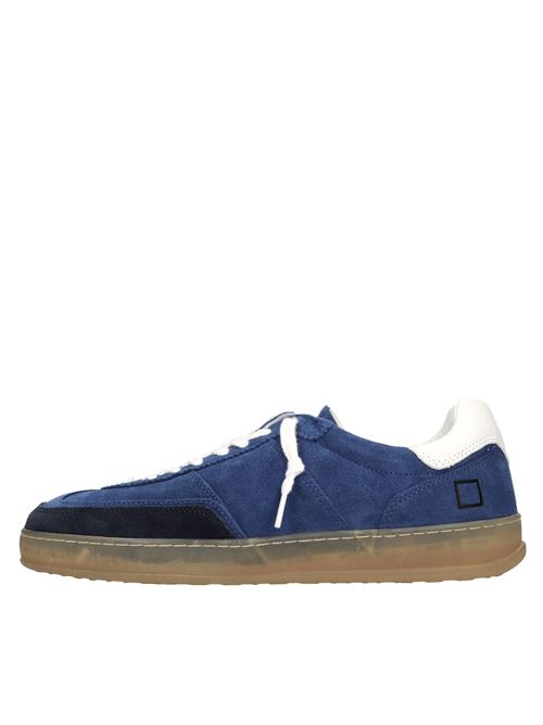 Sneakers in camoscio D.A.T.E. | SPORTY COLOREDBLU-BIANCO